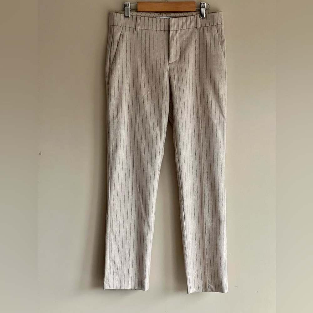 Mango women's Striped Linen Suit Pants